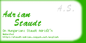 adrian staudt business card